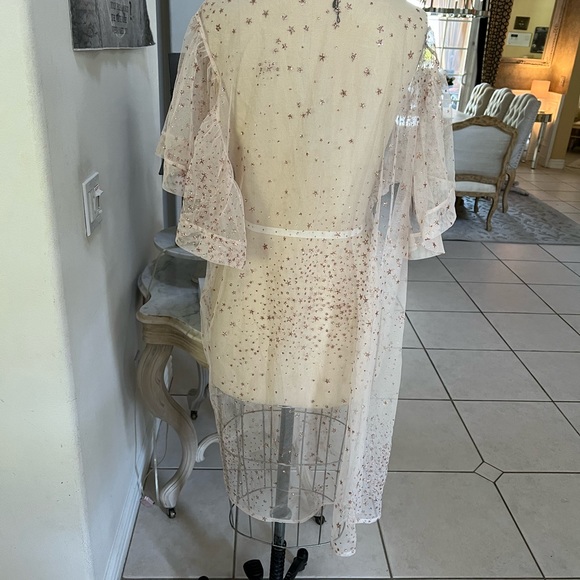 Victoria secret sheet robe or duster with stars - Picture 4 of 5